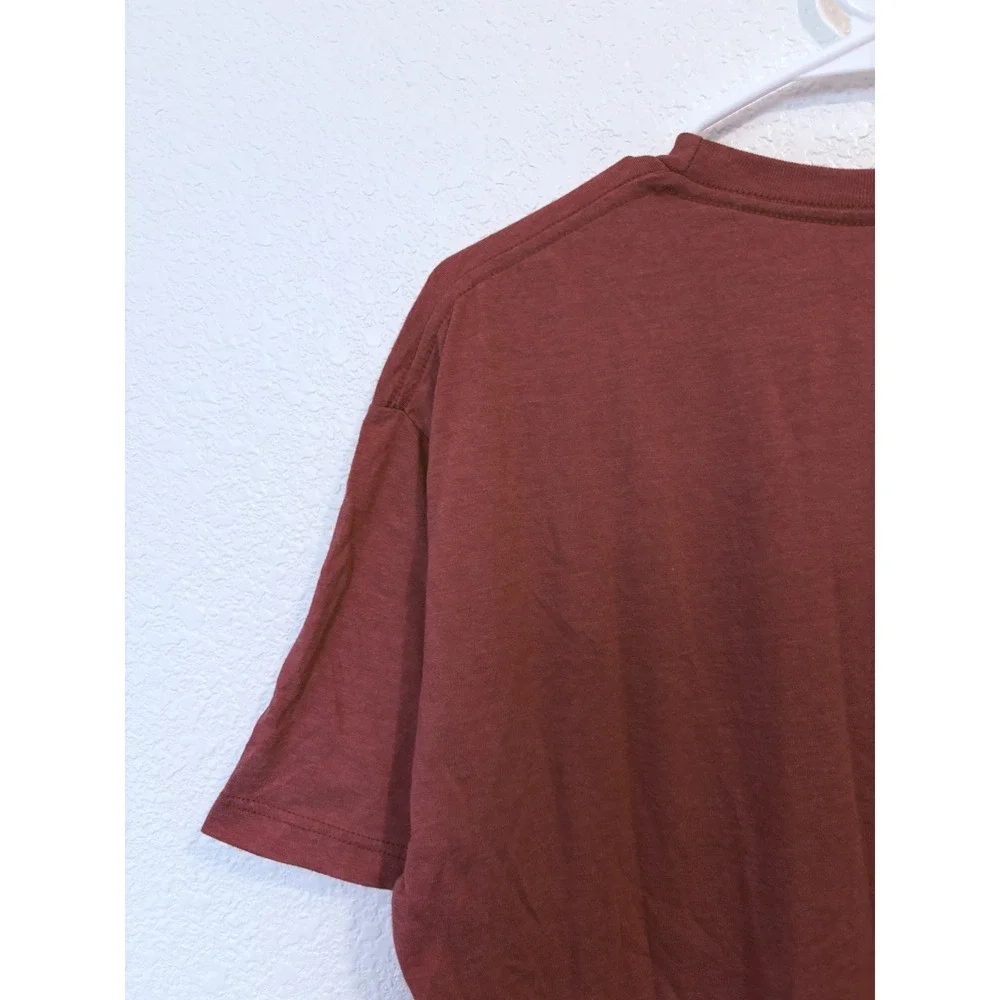 Levi's Men's American flag lightweight t-shirt Size L heather red 4th of July!